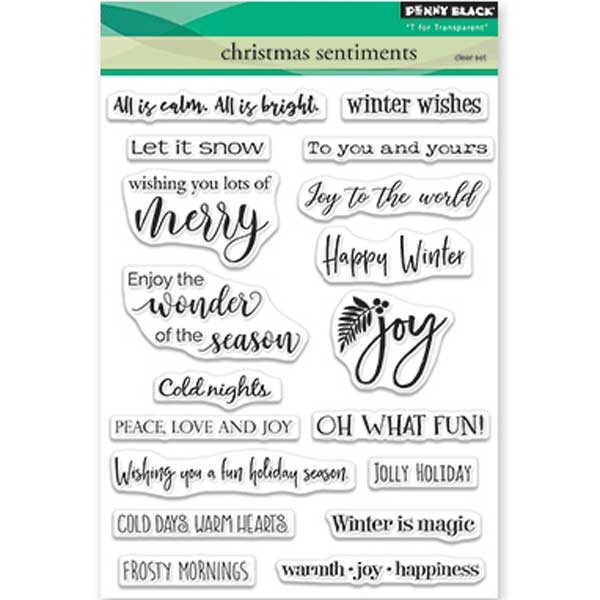 Penny Black Christmas Sentiments Stamp Set