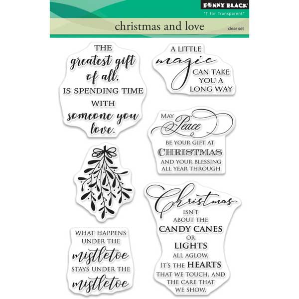 Penny Black Christmas and Love Stamp Set