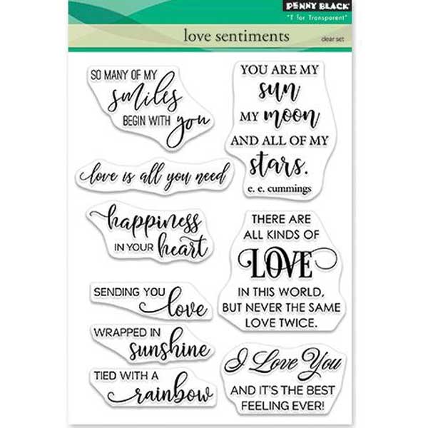 Penny Black Love Sentiments Stamp Set