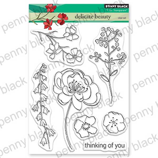 Penny Black Delicate Beauty Stamp Set