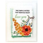 Penny Black Flower Fantasy Stamp Set