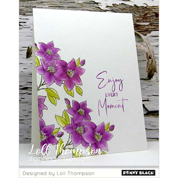 Penny Black Flower Collection Stamp Set