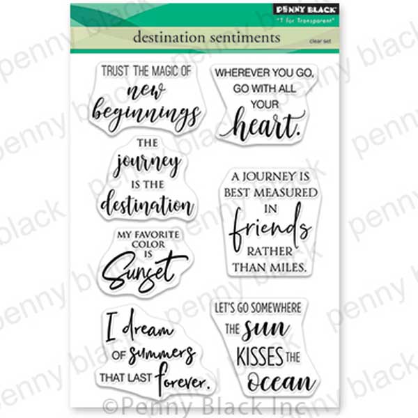 Penny Black Destination Sentiments