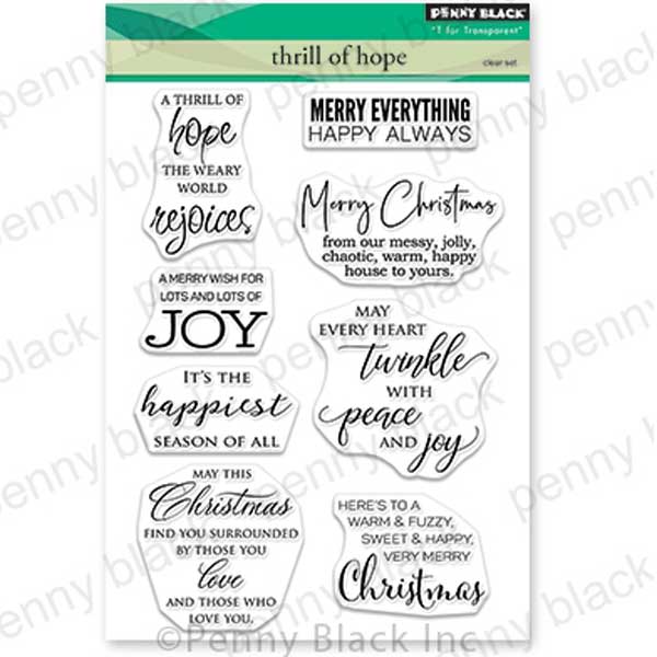 Penny Black Thrill Of Hope Stamp Set