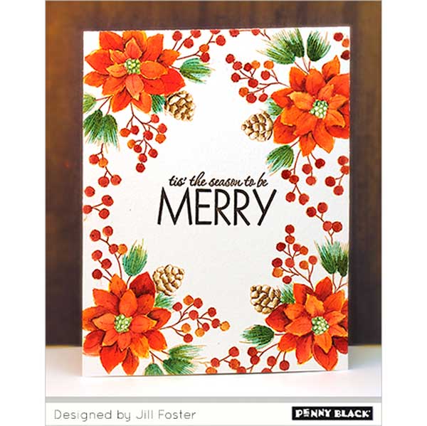 Penny Black Merry Builder Stamp Set