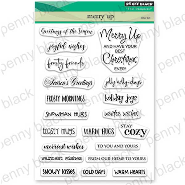 Penny Black Merry Up Stamp Set