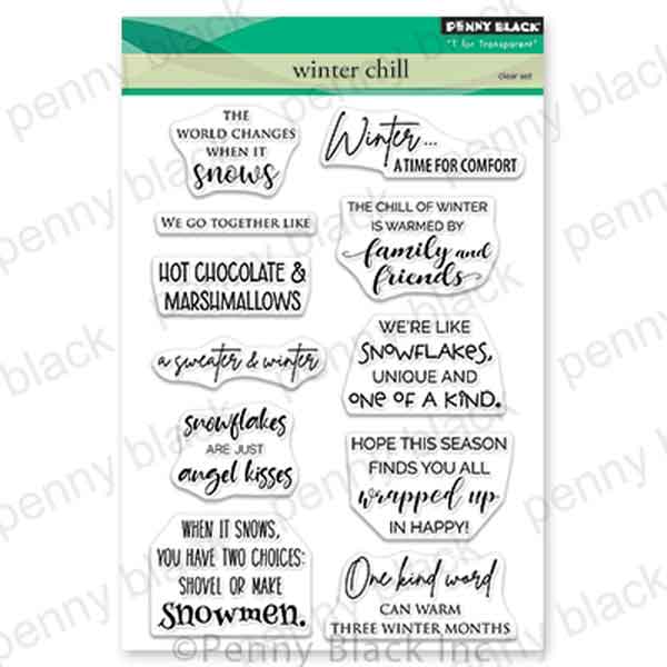 Penny Black Winter Chill Stamp Set