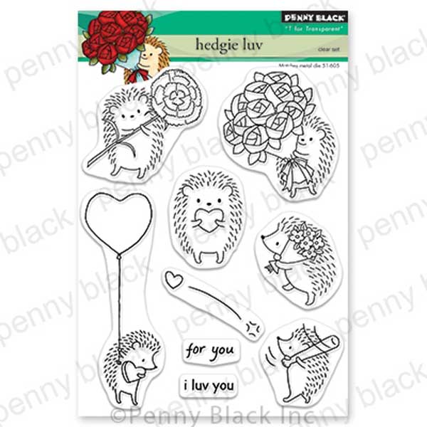 Penny Black Hedgie Luv Stamp Set