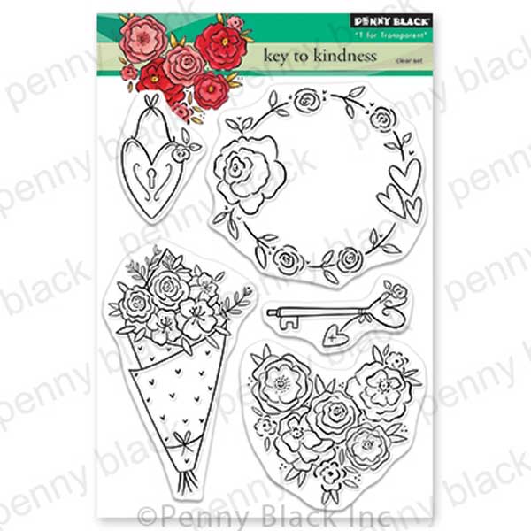 Penny Black Key To Kindness Stamp Set