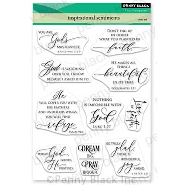 Penny Black Inspirational Sentiments Stamp