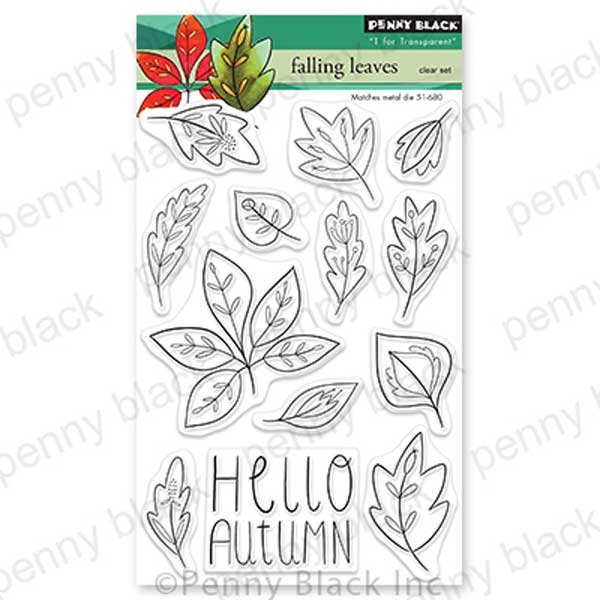 Penny Black Falling Leaves Stamp Set