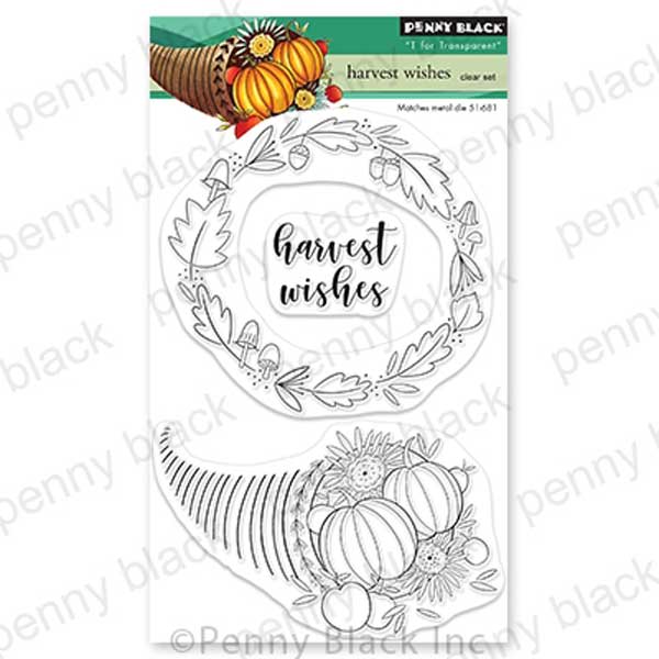 Penny Black Harvest Wishes Stamp Set