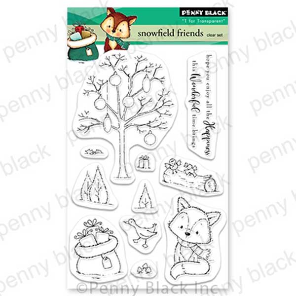 Penny Black Snowfield Friends Stamp Set