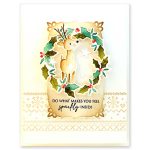 Penny Black Holly Circle Stamp