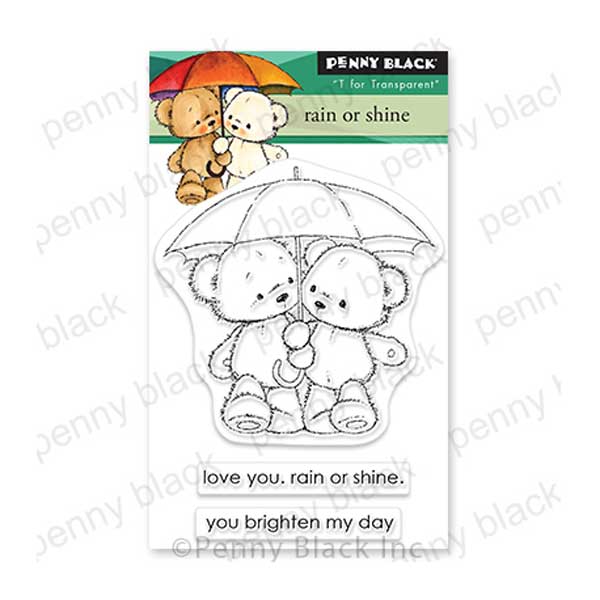 Penny Black Rain or Shine Stamp