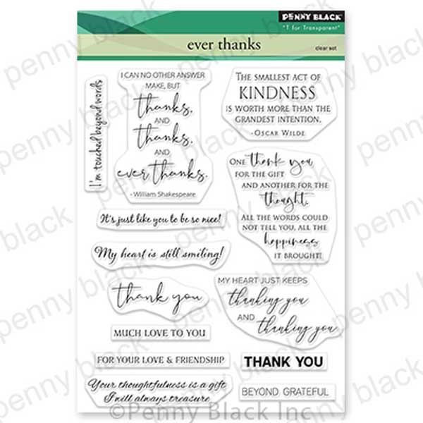 Penny Black Ever Thanks Stamp Set