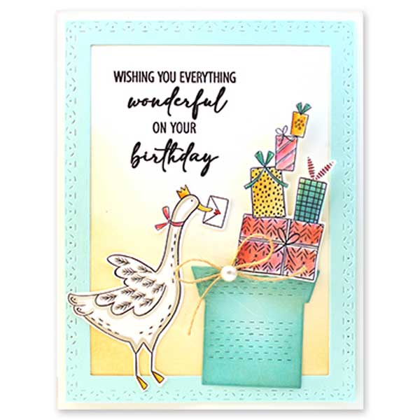 Penny Black Goose Gifts Stamp Set