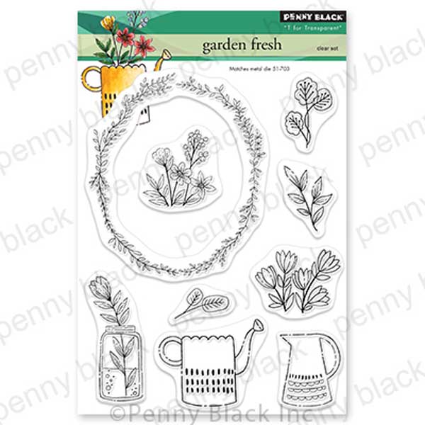 Penny Black Garden Fresh Stamp