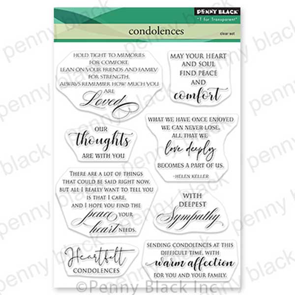 Penny Black Condolences Stamp Set