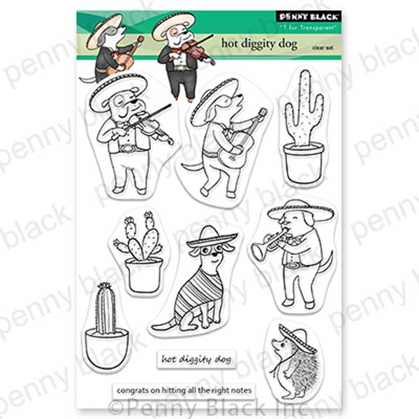 Penny Black Hot Diggity Dog Stamp Set