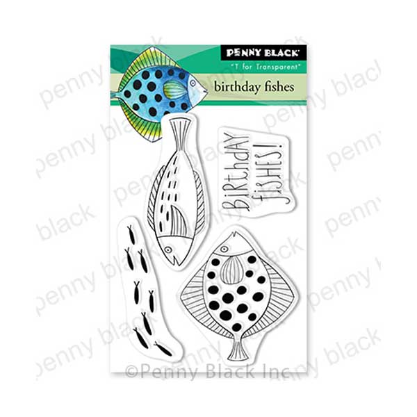 Penny Black Birthday Fishes Stamp