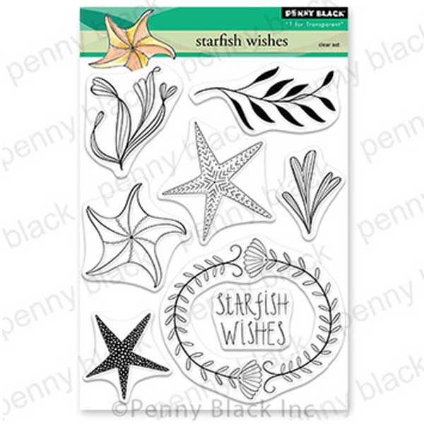 Penny Black Starfish Wishes Stamp