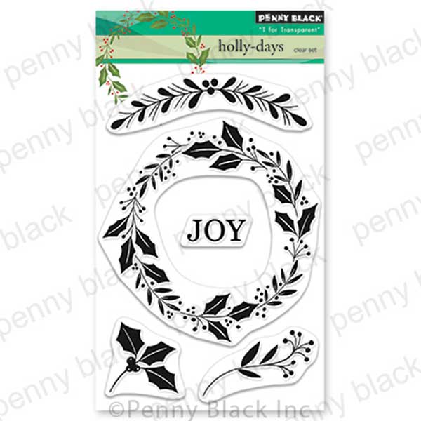 Penny Black Holly-days Stamp