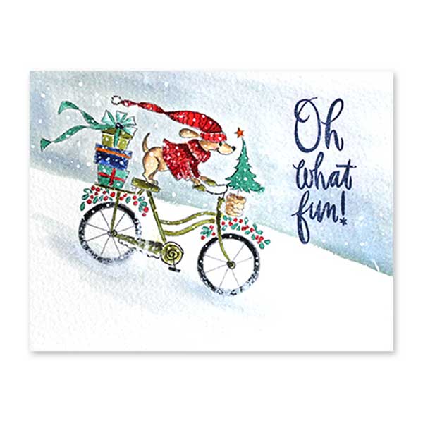 Penny Black Christmas Cycling Stamp