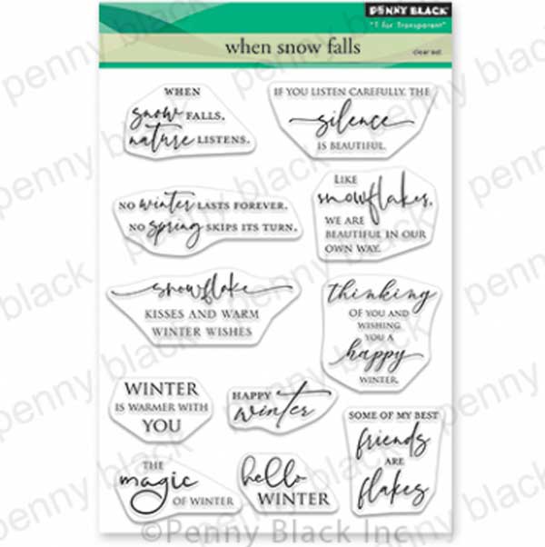 Penny Black When Snow Falls Stamp Set