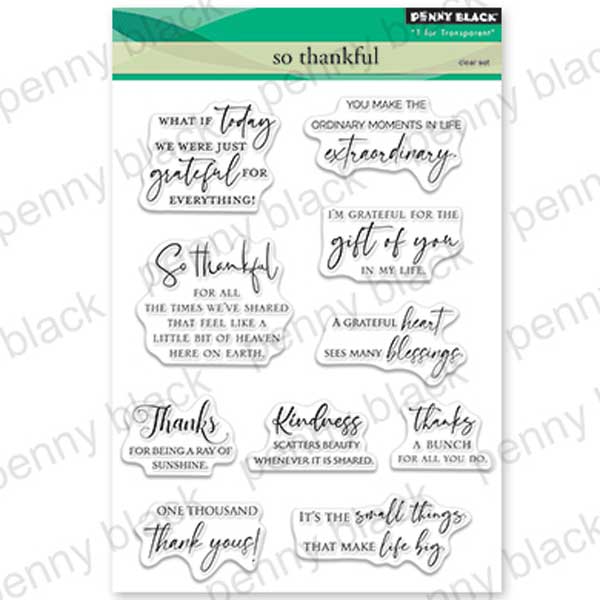 Penny Black So Thankful Stamp Set