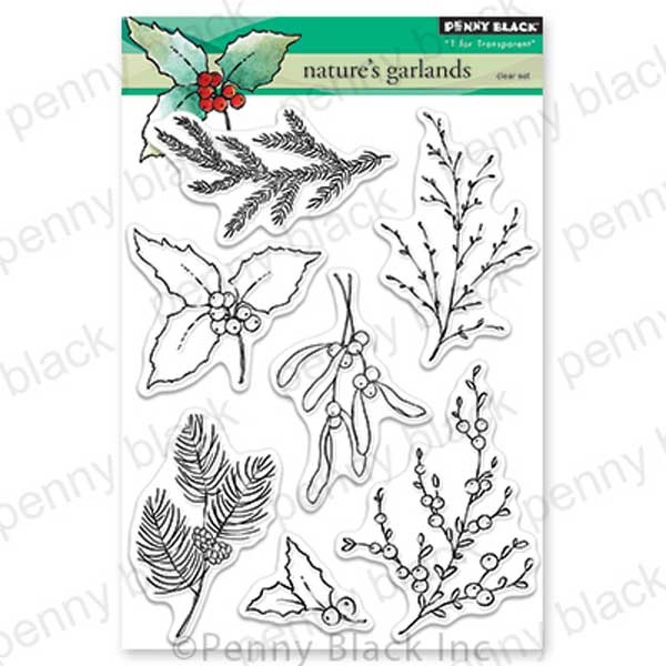 Penny Black Nature&#039;s Garlands Stamp Set