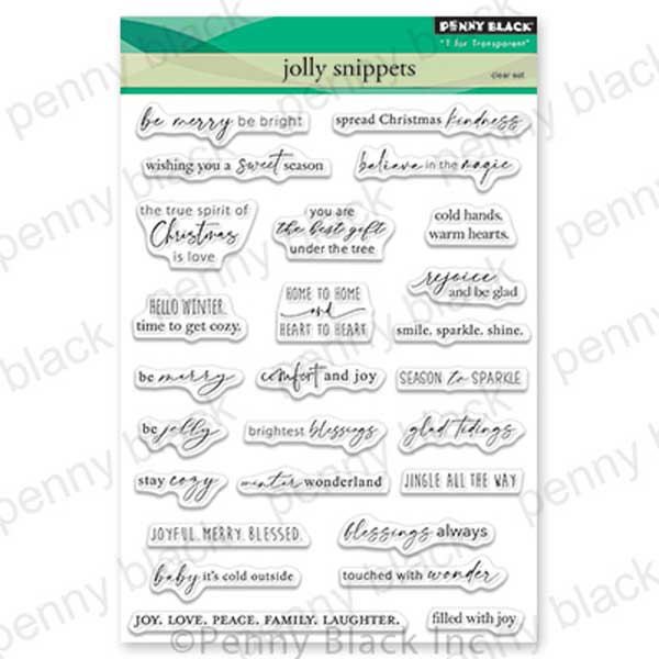 Penny Black Jolly Snippets Stamp Set