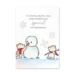 Penny Black Snow Cute Stamp