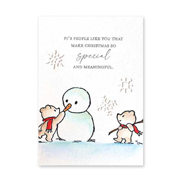 Penny Black Snow Cute Stamp