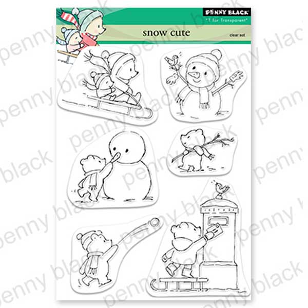 Penny Black Snow Cute Stamp