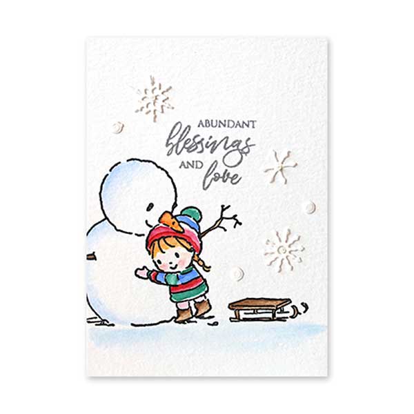 Penny Black Snowman Hugs