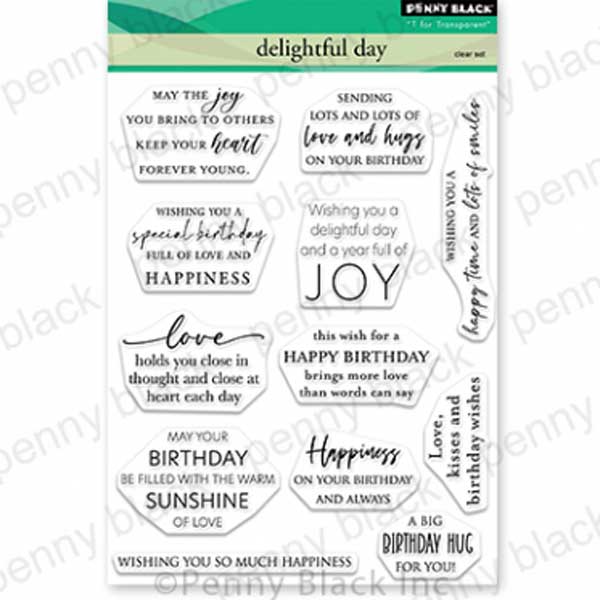 Penny Black Delightful Day Stamp Set