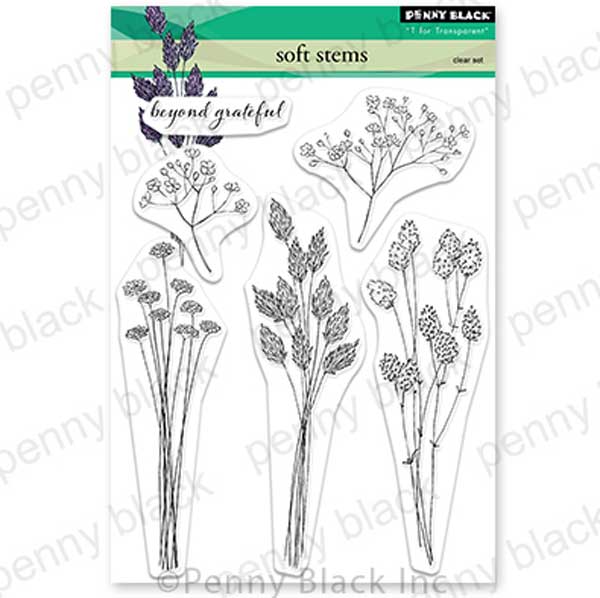 Penny Black Soft Stems Stamp