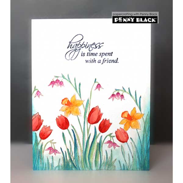 Penny Black Spring Emerges Stamp