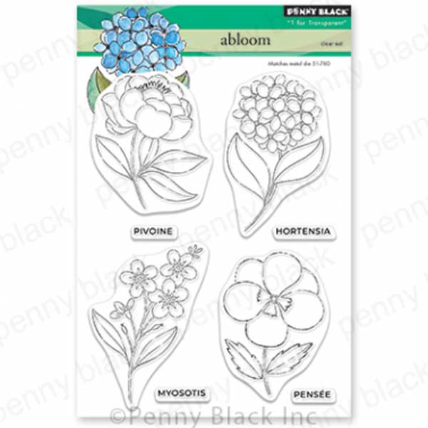 Penny Black Abloom Stamp Set