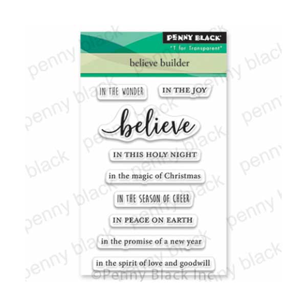 Penny Black Believe Builder Stamp Set