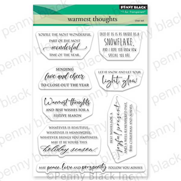 Penny Black Warmest Thoughts Stamp Set