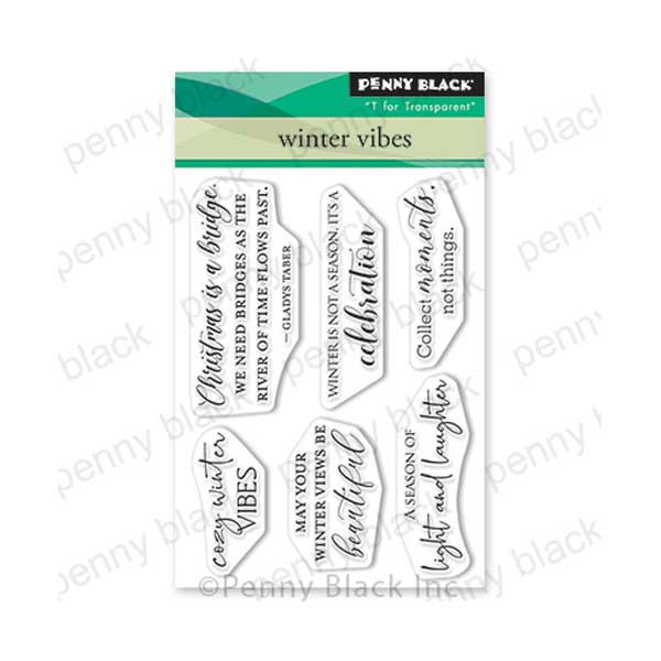 Penny Black Winter Vibes Mini Stamp Set