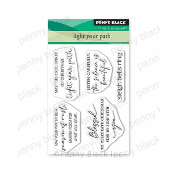 Penny Black Light Your Path Stamp Set