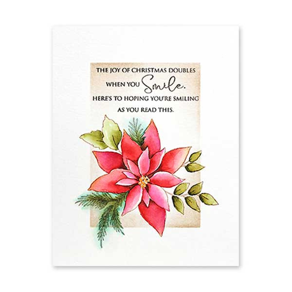 Penny Black Floral Festivities Stamp