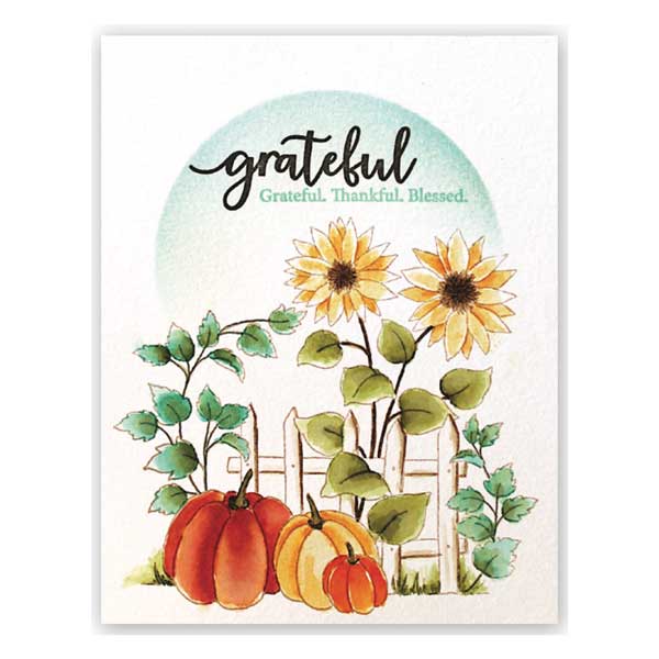 Penny Black Grateful Builder Stamp