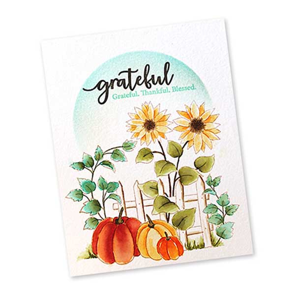 Penny Black Sunflower Harvest Stamp Set