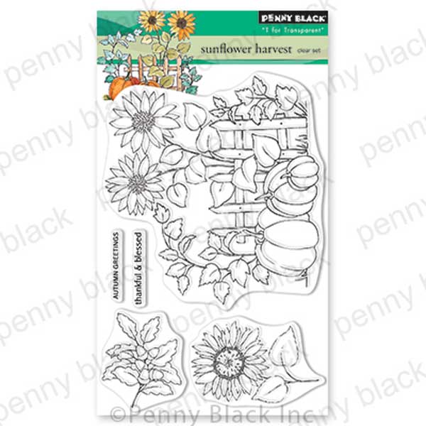 Penny Black Sunflower Harvest Stamp Set