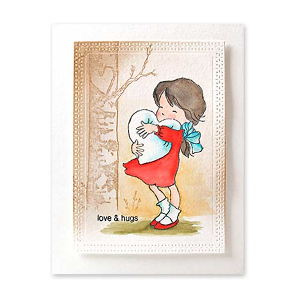 Penny Black Love&#039;s Embrace Stamp Set