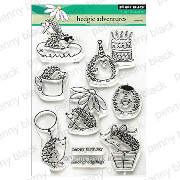 Penny Black Hedgie Adventures Stamp